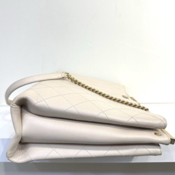 Chanel Calfskin Coco Luxe Large Shopping 2way tote bag - Beige - Picture 9 of 12